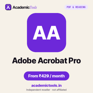 Adobe Acrobat Pro Cheap Subscription – ₹429 per month
