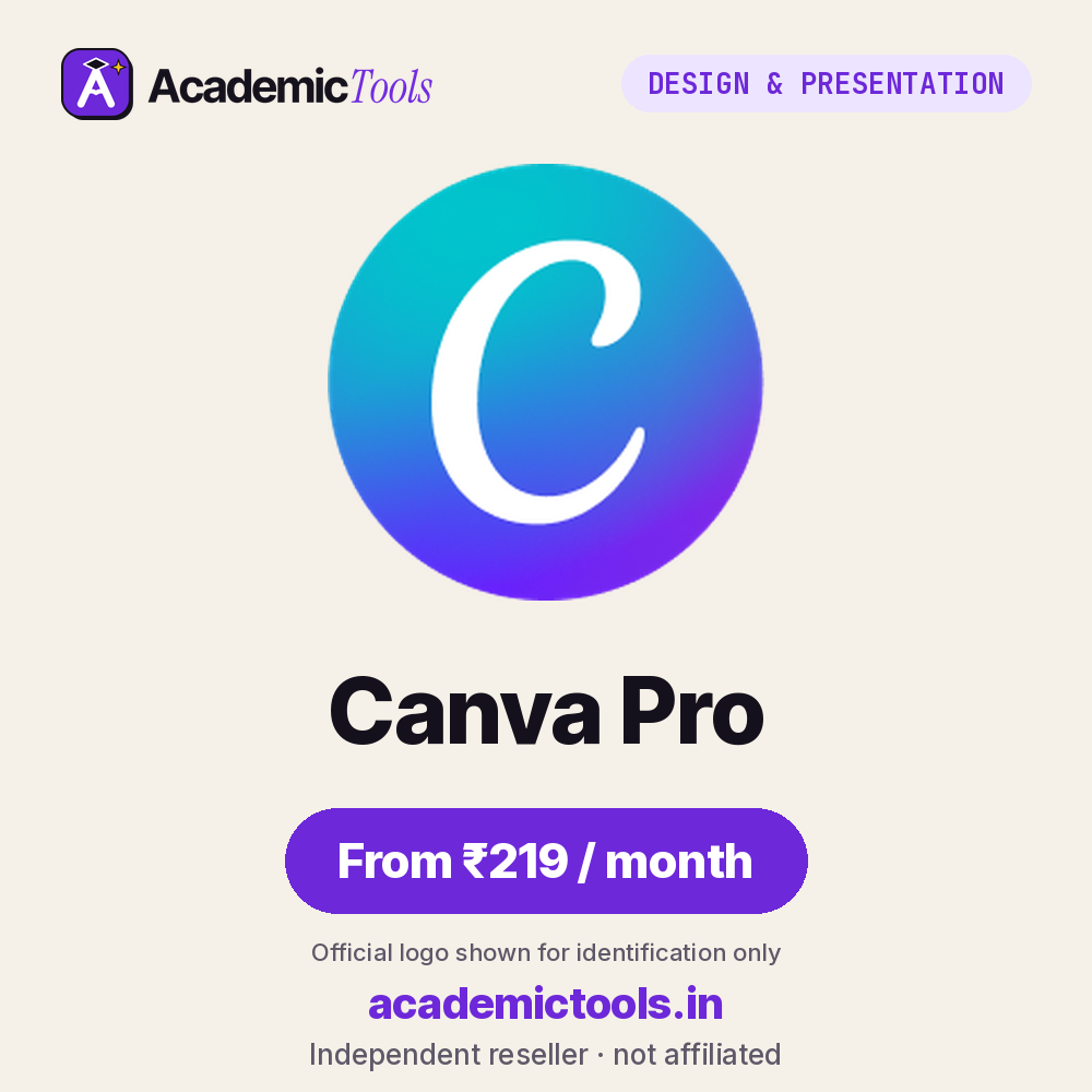 Canva Pro Cheap Subscription – ₹219 per month
