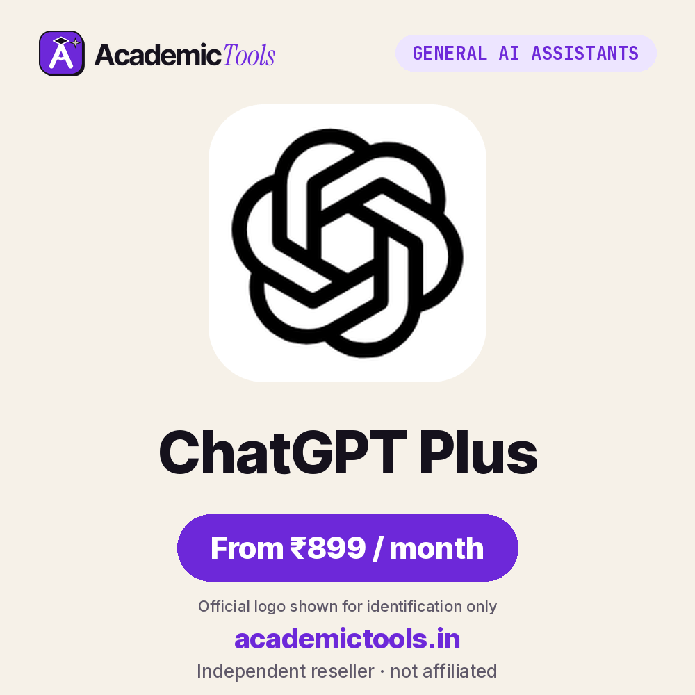 ChatGPT logo – AcademicTools affiliate program