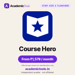 Course Hero Cheap Subscription – ₹1,579 per month