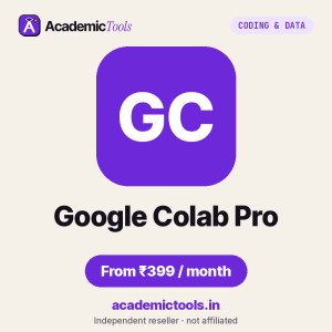 Google Colab Pro Cheap Subscription – ₹399 per month