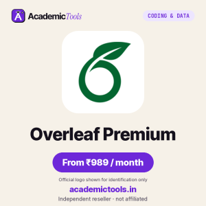 Overleaf Premium Cheap Subscription – ₹989 per month