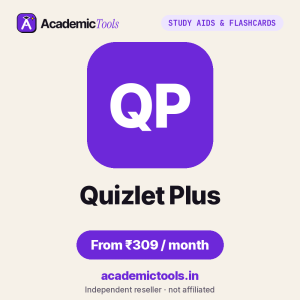Quizlet Plus Cheap Subscription – ₹309 per month