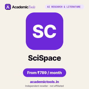 SciSpace Cheap Subscription – ₹789 per month