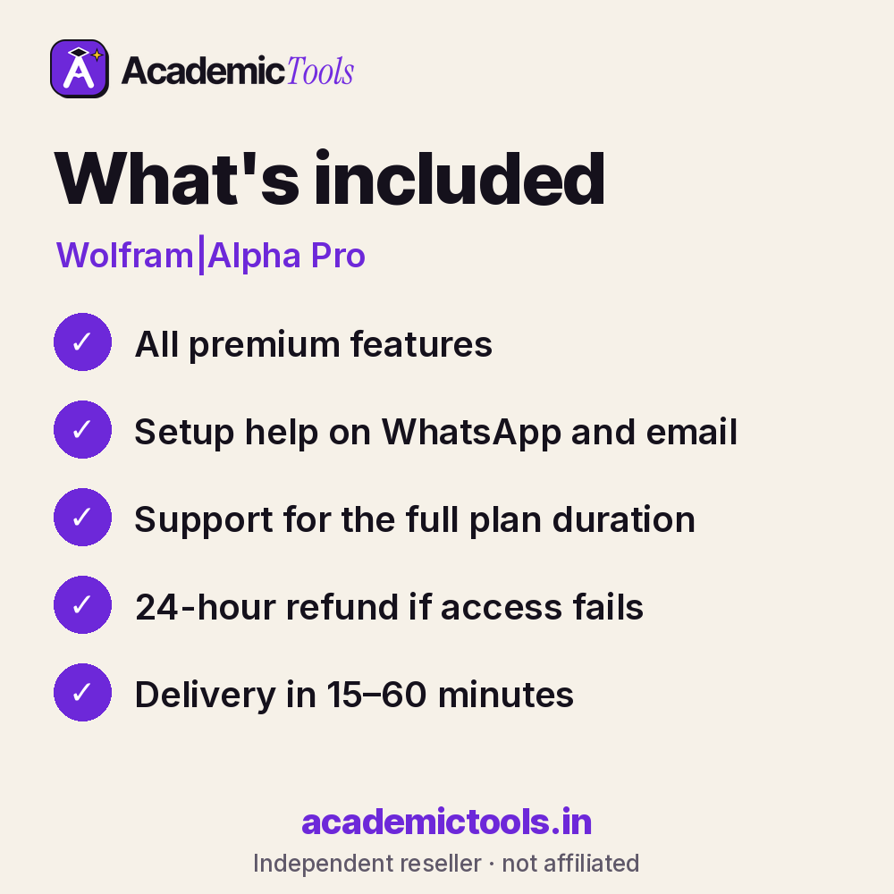 Wolfram|Alpha Pro Cheap Subscription – ₹399 per month - Image 2