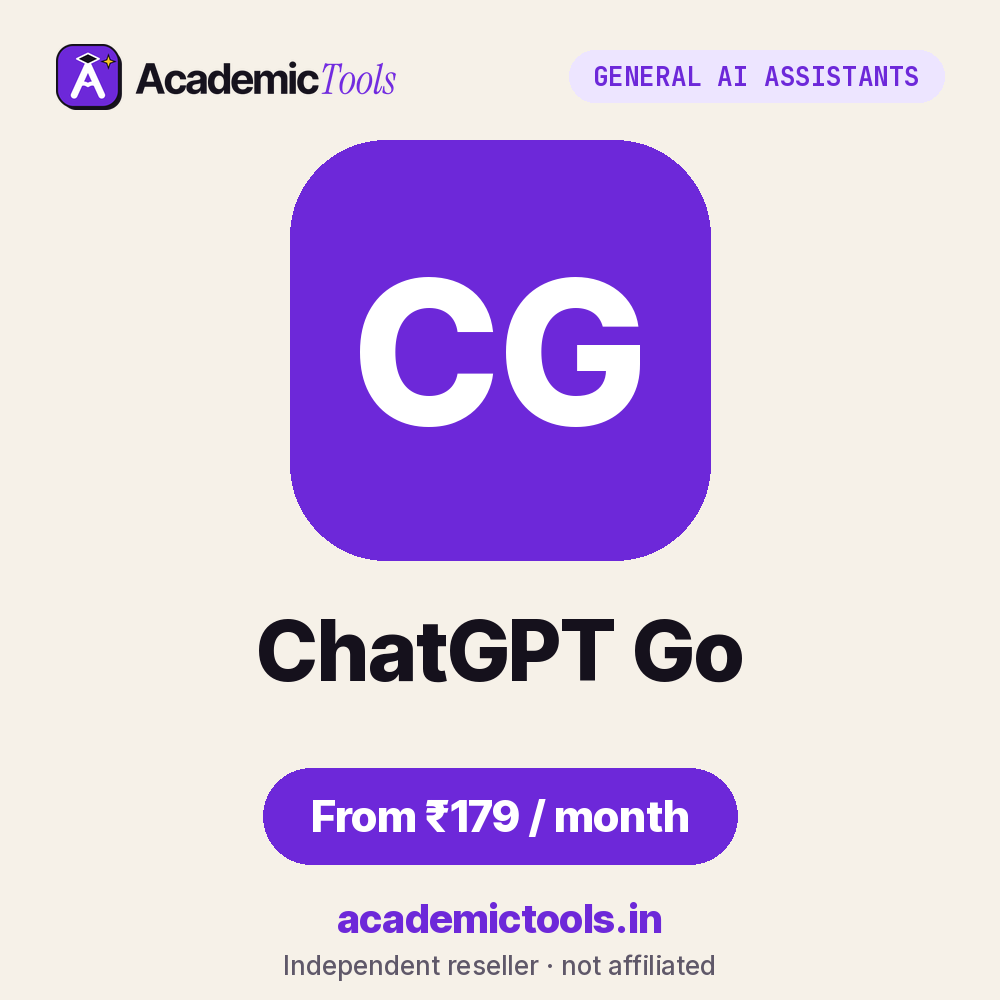 ChatGPT Go cheap subscription – ₹179 per month