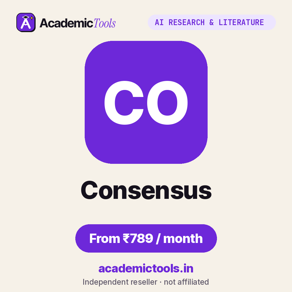 Consensus cheap subscription – ₹789 per month