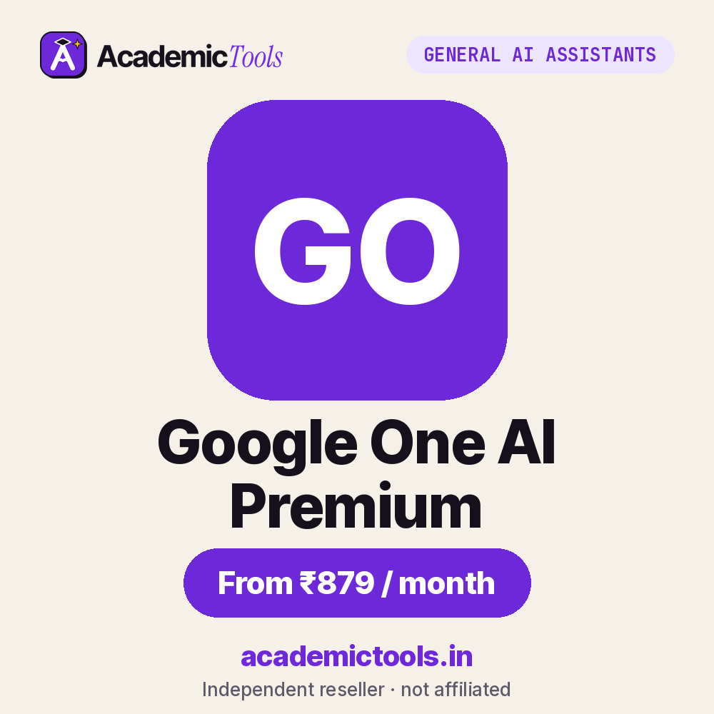 Google One AI Premium cheap subscription – ₹879 per month