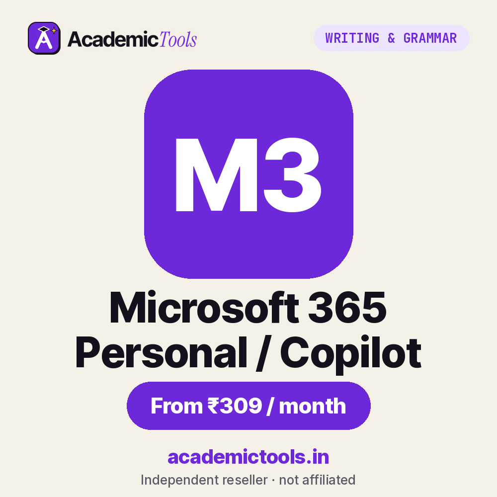 Microsoft 365 cheap subscription – ₹309 per month