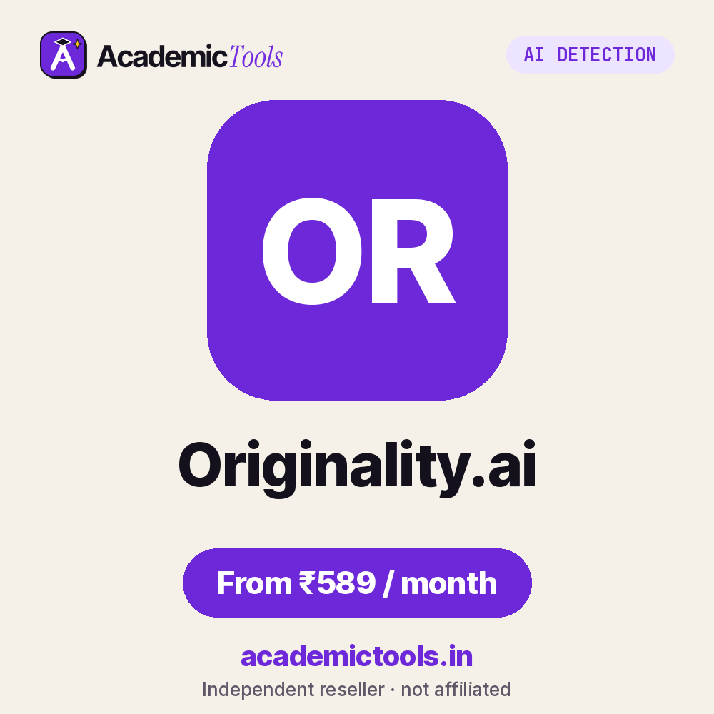 Originality.ai cheap subscription – ₹589 per month