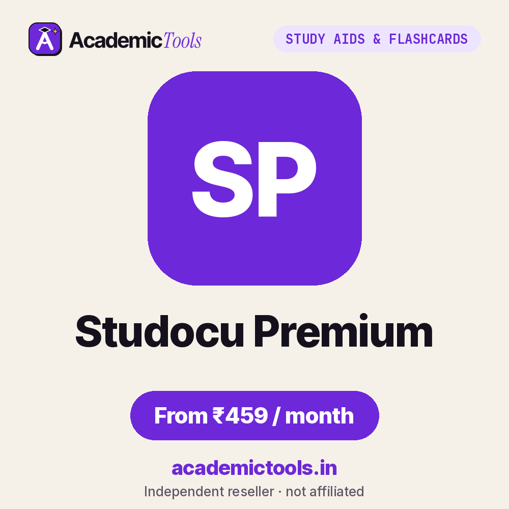 Studocu Premium cheap subscription – ₹459 per month
