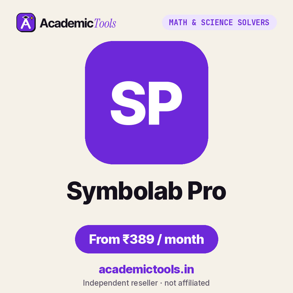 Symbolab Pro cheap subscription – ₹389 per month